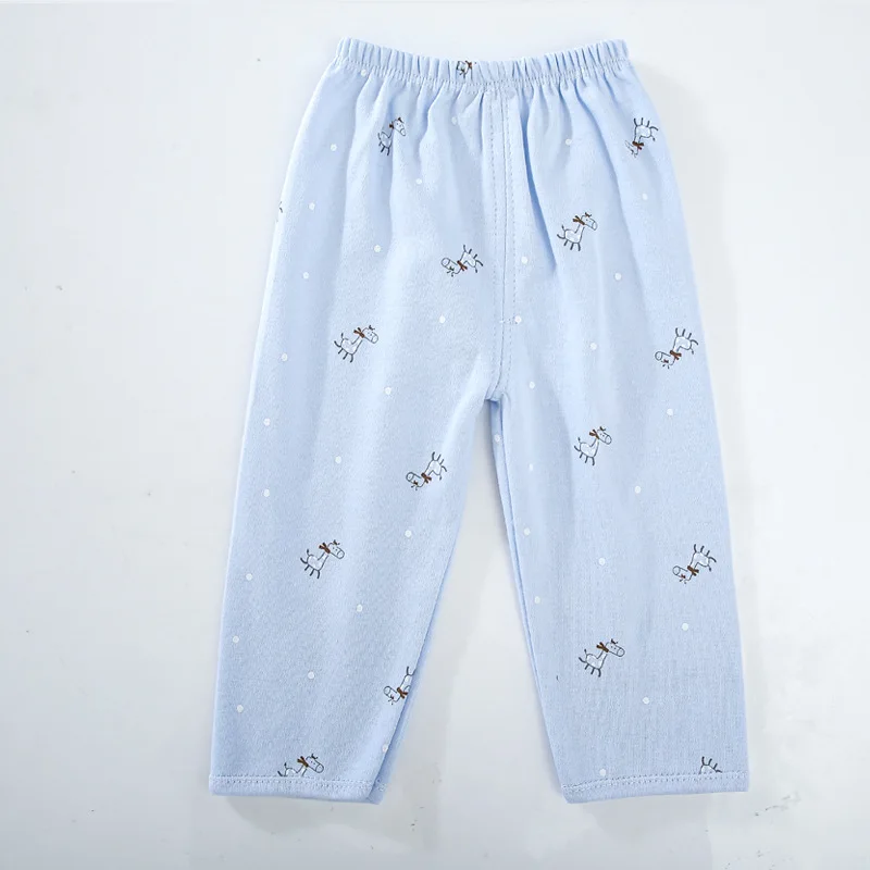 Description Picture 6 of item5 Pieces Pajamas Sleeper Set Newborn Baby Grils Boy Giraffe Clothes Print Romper+Pants+Hat Newborn Boy Outfits Set 0-6M