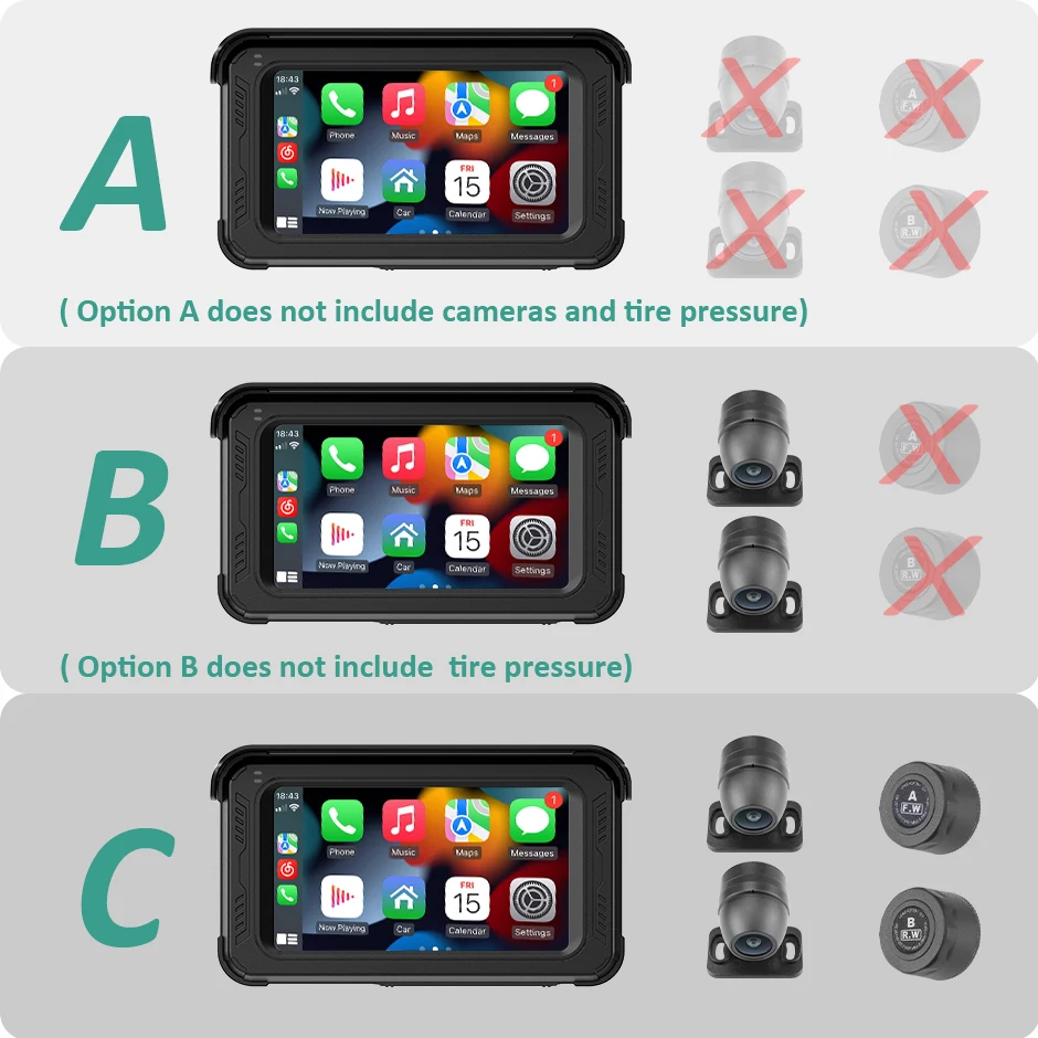 GreenYi    ī÷ DVR, 2K, 1080P, IP67  ī޶ ÷ , GPS , ȵ̵ , 5 ġ
