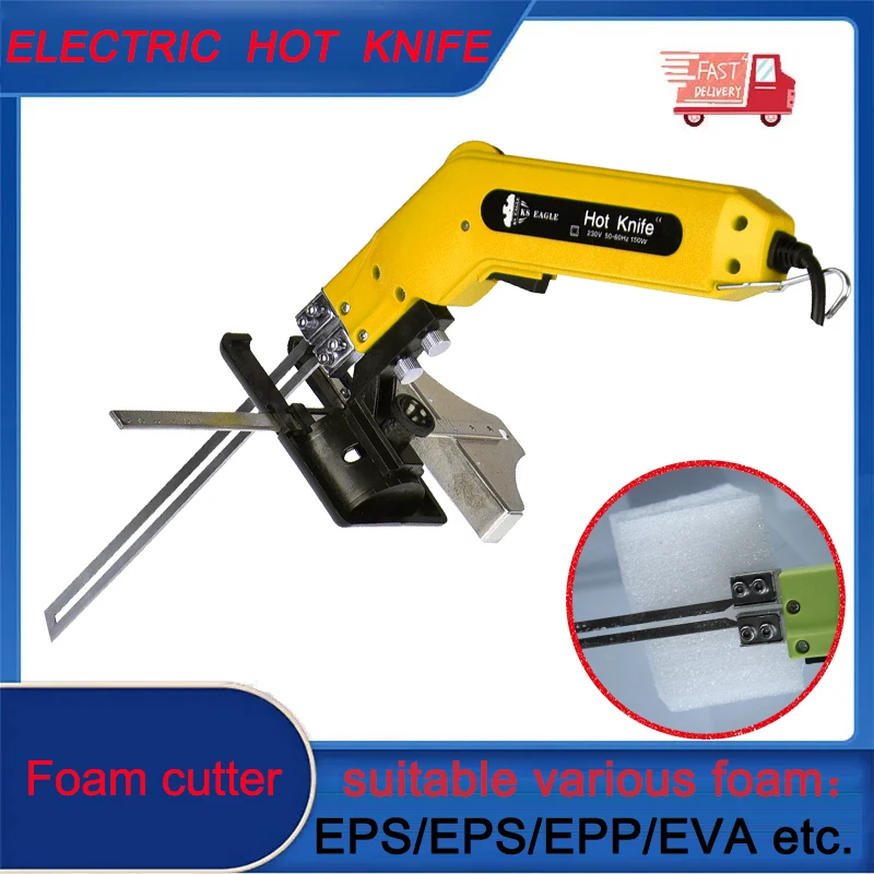 desktop kt eps xps foam board electrothermal wire pearl cotton extrusion sponge hot cutter knife Handheld Portable Polystyrene Foam Cutter Hot Knife Cutter KT Board Cutter EPE Cutting Foam Board Slotting Electric Cutter Knife