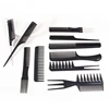 10pcs Barber Hairdressing Combs Multifunction Hair Detangler Comb Anti-static Haircare Hairstyling Set Stylist Accessories Tools 5