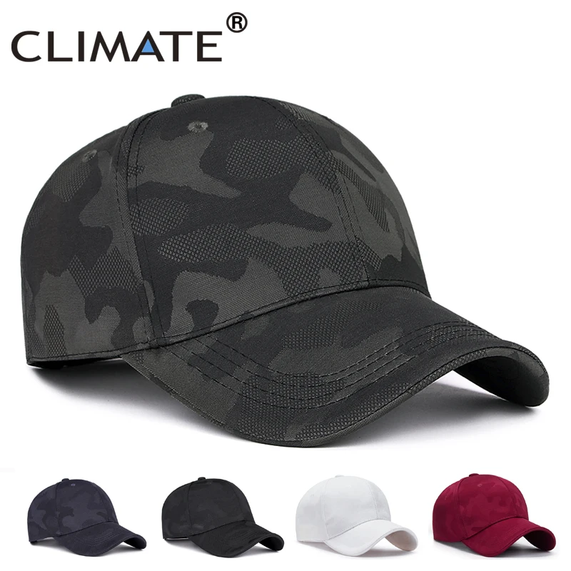 CLIMATE Men's Baseball Cap Caps Camouflage for Men Camouflage Camo Cap Outdoor Cool Army Military Hunting Hunt Sport Cap for Man 1