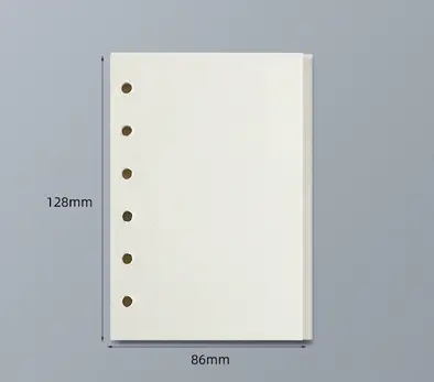 45 Sheets A5 A6 A7 Loose Leaf Notebook Refill Spiral Binder Inner Page Line Blank craft  Grid Inside Paper Stationery - Image 7