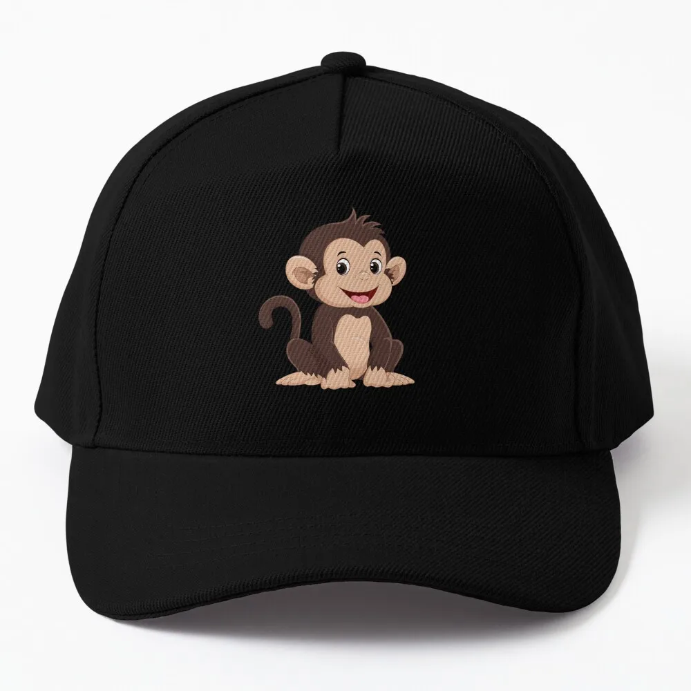 Monkey Baseball Cap Golf Rave Snapback Cap Hat Female Men'S mesh golf snapback hat lightweight baseball cap adjustable cooling water sports sun hat running cap moisture wicking ball cap