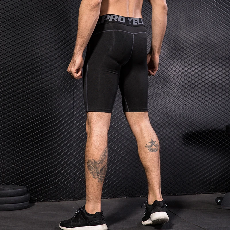 Running Shorts Bodybuilding Sweatpants for Men Dumbbells Underpants High Waist Leggings Male Compression Trousers ropa deportiva