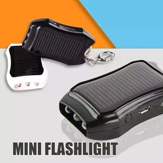 1200mAH Portable Solar Power Bank Keychain