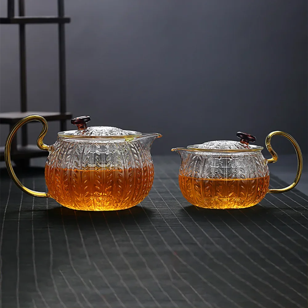 

ChinaGlass Teapot Puer Kitchen Accessories Tea Teapots Kettle Coffee Pots Teaware Set Infuser Pot Dining Bar Home Garden