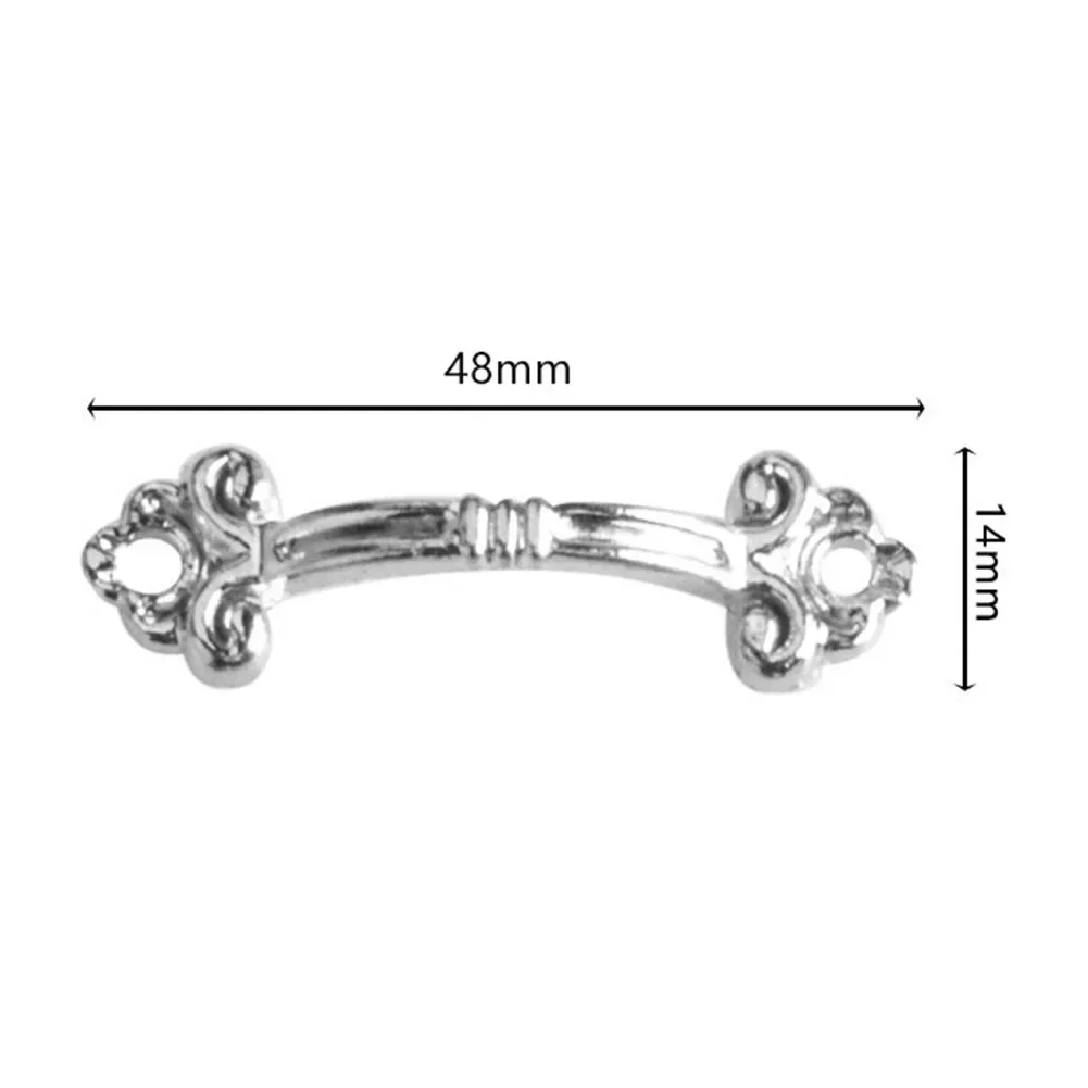 Jewelry Wooden Gift Box Miniature Knobs Pulls Antique Drawer Small Handle Jewelry Box Gift Packaging Accessories 10PCS furniture handles ball lever knob