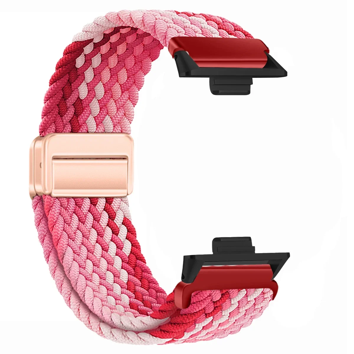 Nylon Braided Magnetic Buckle Strap - Breathable & Comfortable Replaceable Band