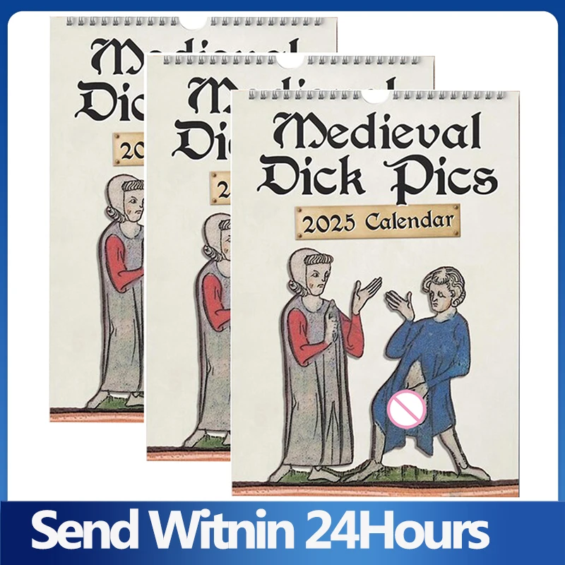 Medieval Dick Pics Wall Calendar Funny Rude Gag Gifts