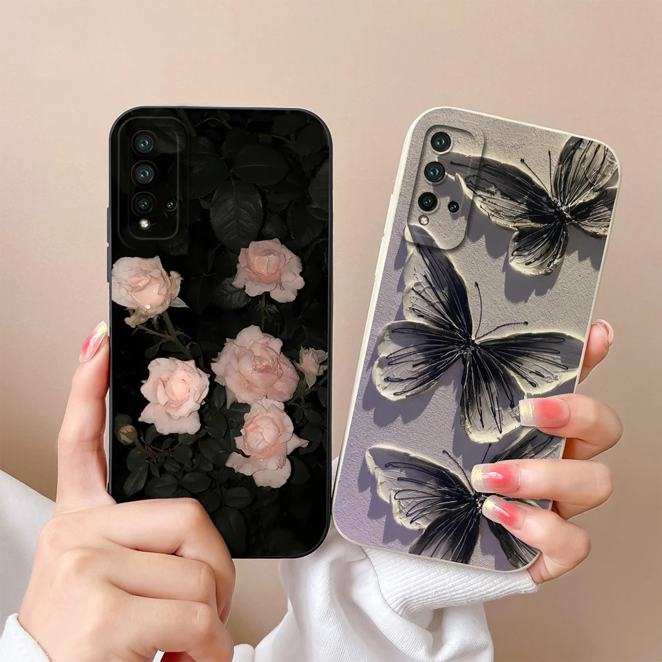 Cartoon Bumper Soft Liquid Silicone Phone Case