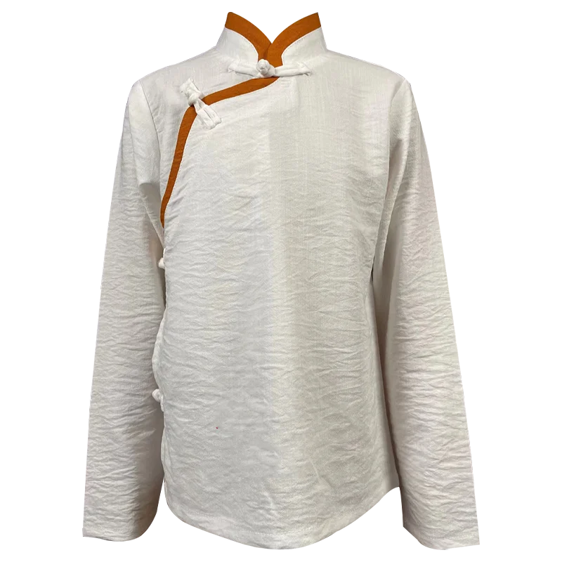 

Tibetan Clothes Blouse Shirt Cotton Linen Ethnic Style Tibetan Clothing Lhasa Tops Dance Performance Clothing Traditional