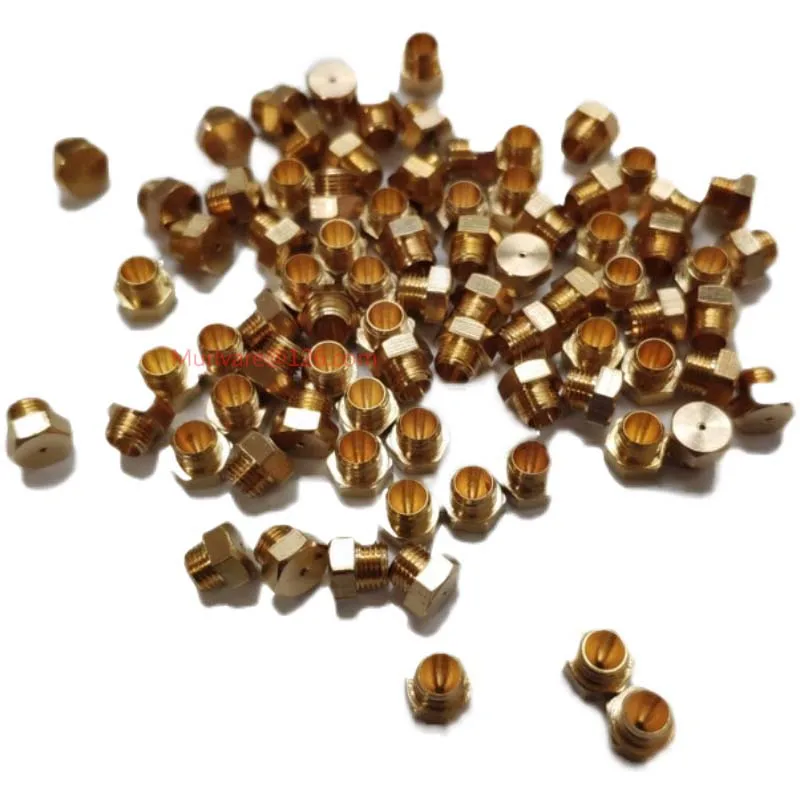 20Pcs LP K Di Conversione Del Gas M5x0.5mm/0.68mm Ugello A Getto In Ottone Per Tubo Del Gas Naturale Propano Gpl, Scaldabagno, Parti Del Bruciatore Fai Da Te - Foto 5