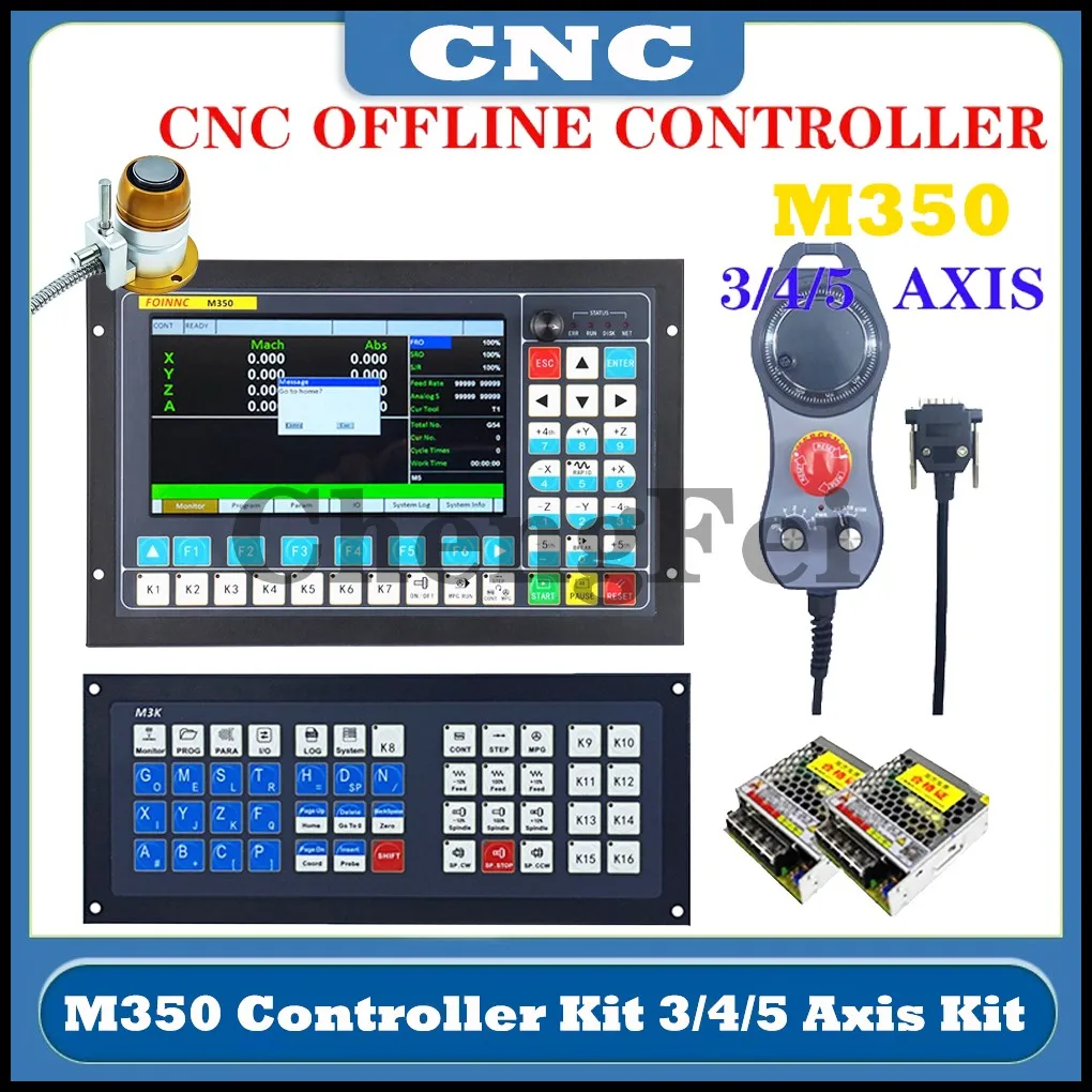 

HOT CNC Controller M350 DDCS-EXPERT 3/4/5 Axis 1Mkhz Support Close-loop Stepper Sevro/Double Y-axis ATC Replace Mach3 DDCSV3.1