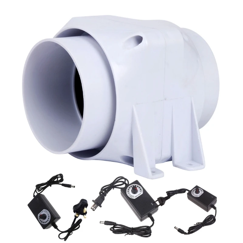 

Q1JB Extractor Fan 110mm Smoke Extractor Duct Fan Pipe Fan 10cm Inner Hole