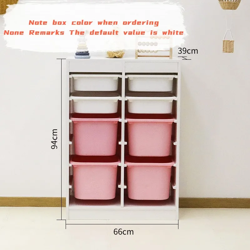 Multifunction White Storage Drawer Cabinet Sets For Bedroom Children Toy Books Storage Wood Furniture 3Layers