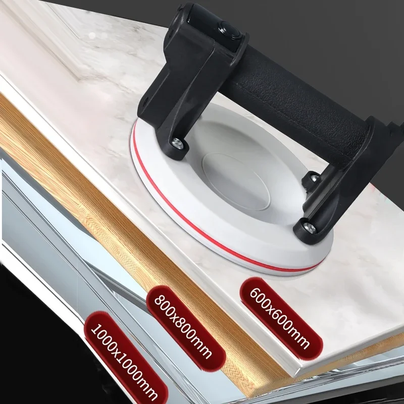 6" Electric Suction Cup Sucker for Granite Tile Glass One-Click Start Heavy Duty Vacuum Strong Suction Cup Vacuum Lifte