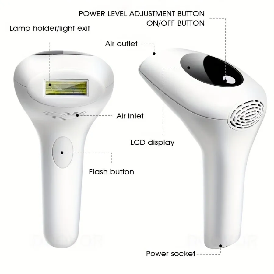 Epilatoare electrice cu IPL permanent, fără durere, pentru îndepărtarea părului cu laser, pentru corp, bikini_voghion.com