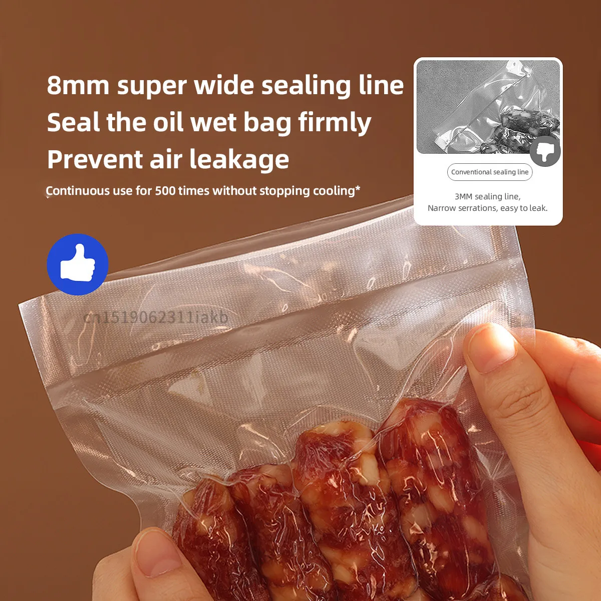 MAGIC SEAL 2-in1 Commercial Air-cooled Vacuum Sealer Machine packaging machine Automatic Vacuum Food Seale MS300 To All Bags 5