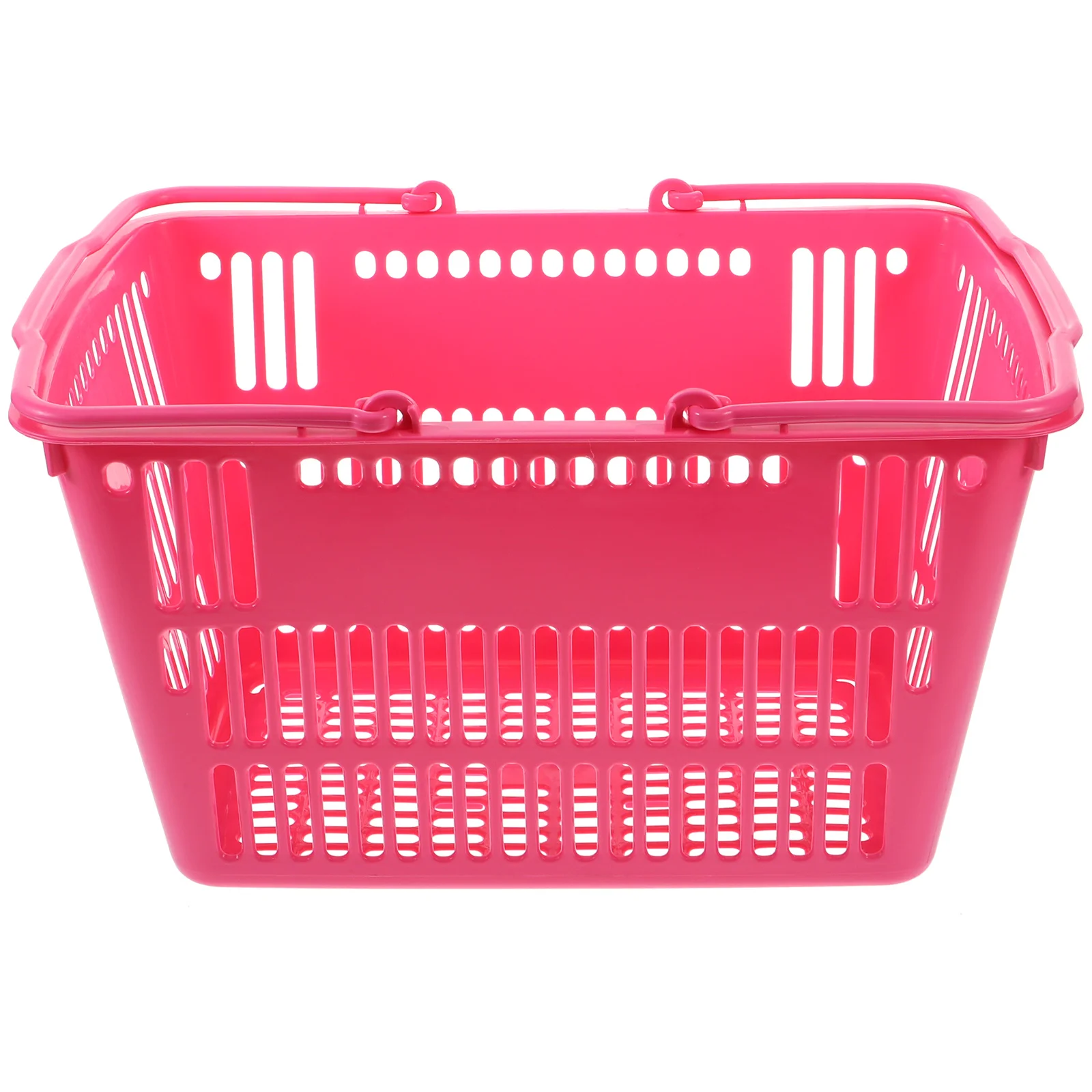 

Shopping Basket Organizer Small Plastic Storage Container Baskets with Handles Sundries Shower for