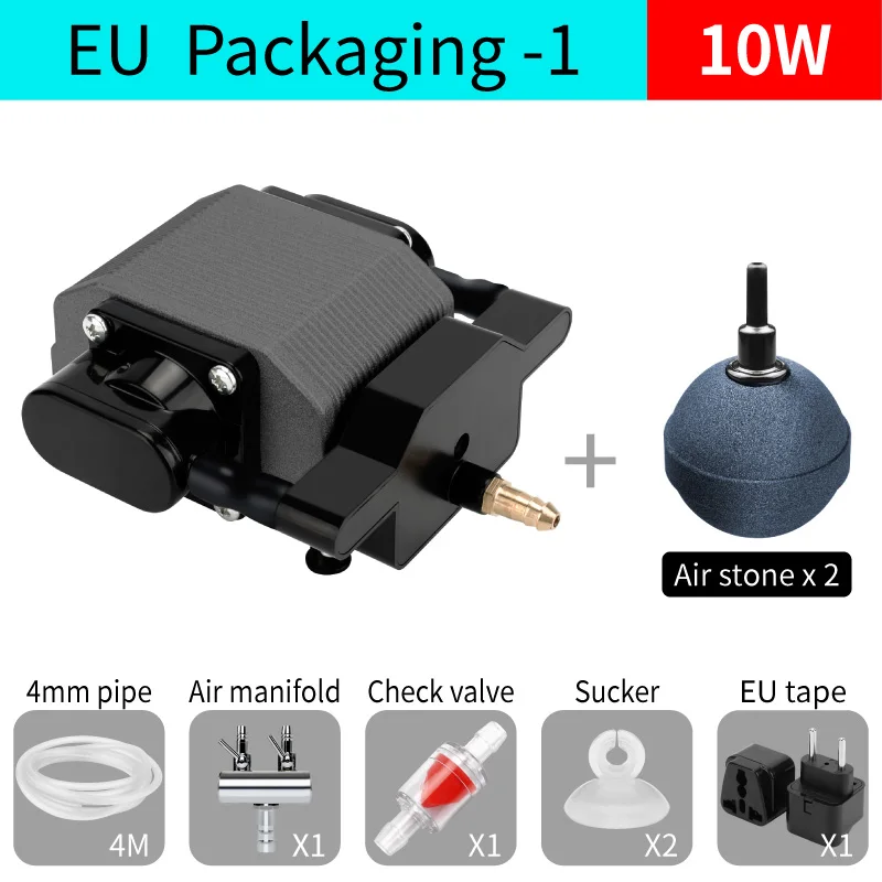 

Aquarium Accessories Silent Air Pump RISSEE 10W Low Noise Oxygenation Water Pump For Laser Engraver Machine Air Assist Pump