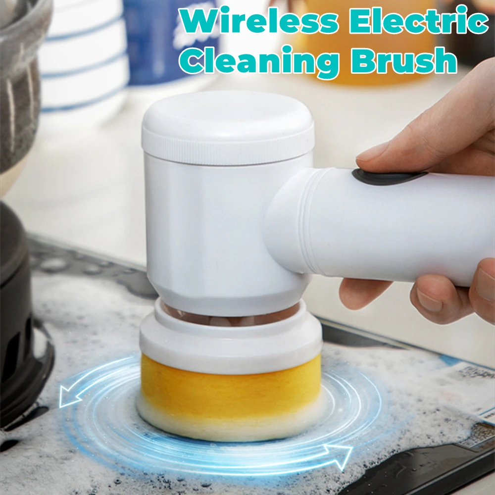 2023 Xiaomi Mijia Wireless Electric Cleaning Brush Housework Kitchen  Dishwashing Brush Bathtub Tile Professional Labor Saving