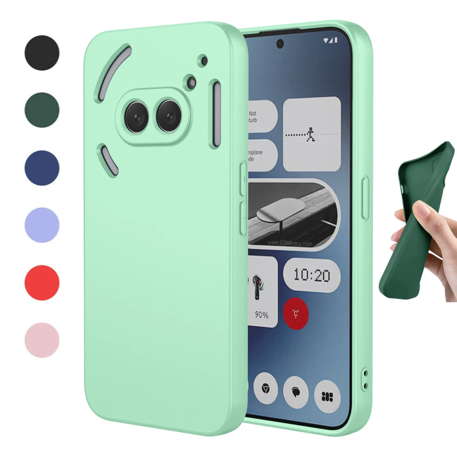 Premium Flexible Liquid Silicone Case - Durable Protective Cover Bumper