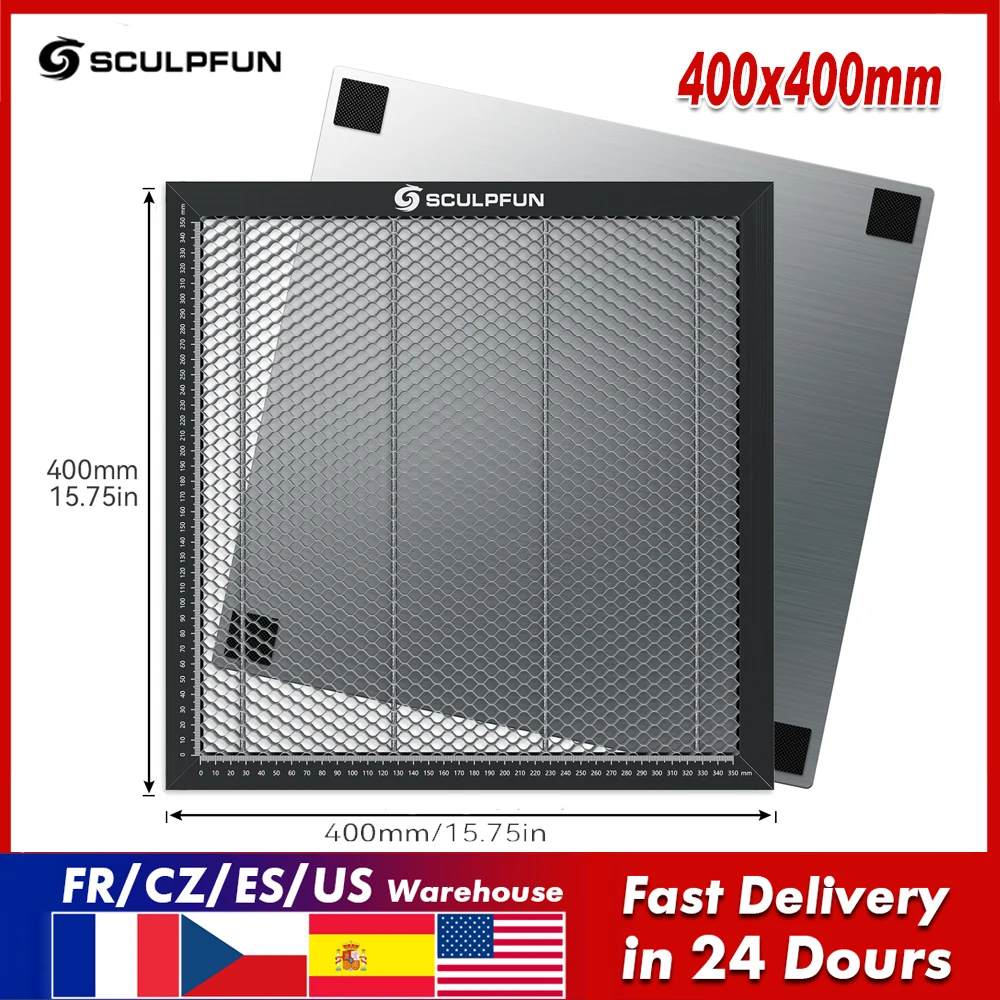 SCULPFUN H3 400x400/600X600/800x800mm Laser Cutting Honeycomb Panel  Workbench Suitable for Diode CO2 Laser Engraving Machine