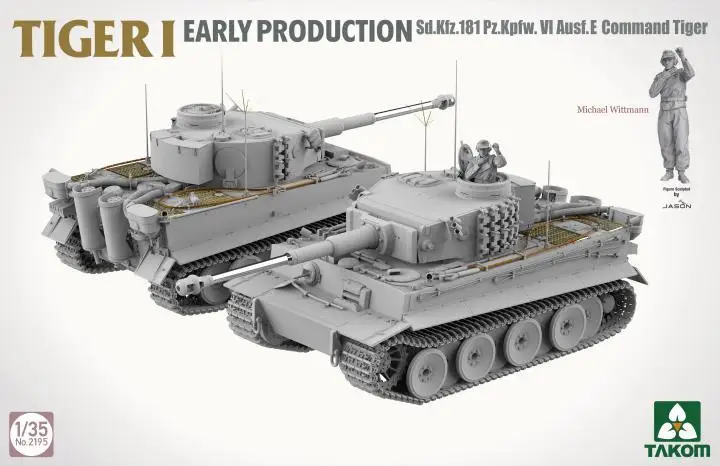 TAKOM 2195 1/35 Sd.Kfz.181 Pz.Kpfw.VI Ausf.E Tiger I Command