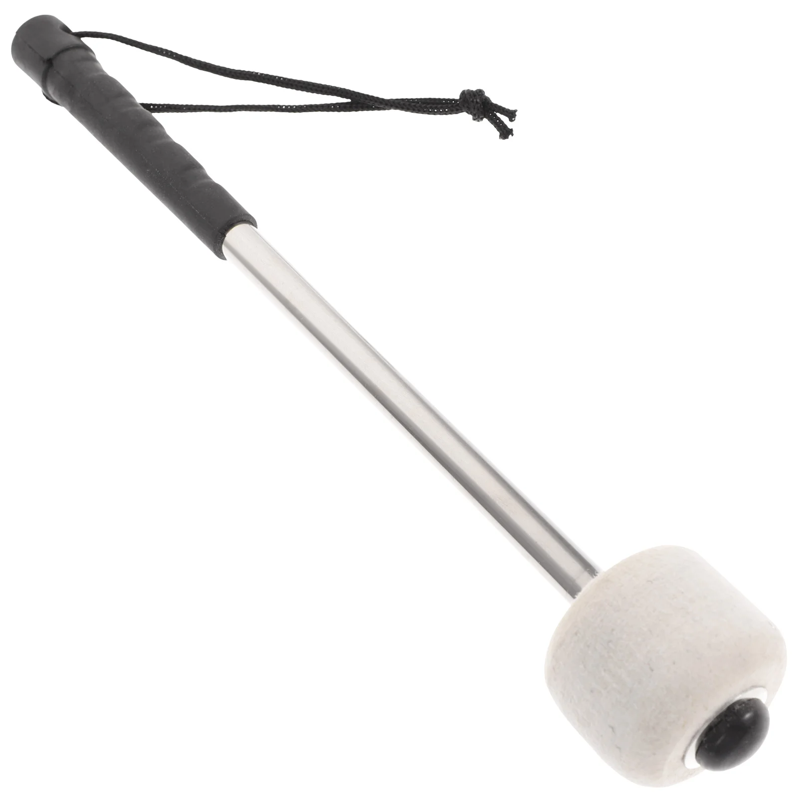 

Bass Drum Beater Wool Felt Stainless Steel Handle Percussion Instrument Accessories Parts