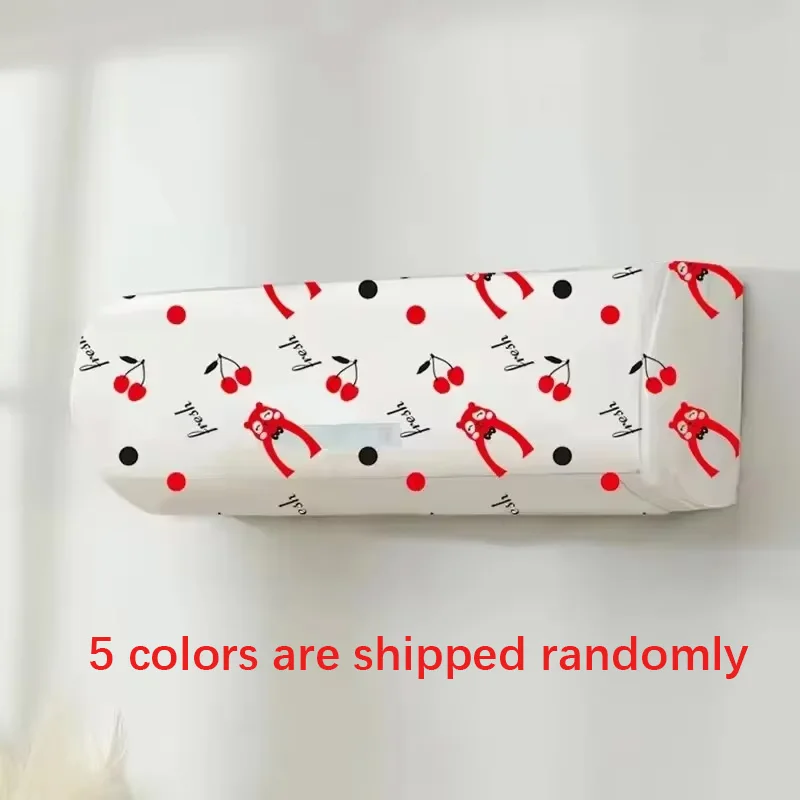 Creative Cartoon Washable 2pcs Air Conditioner Cover Air Conditioner Dust Wall Mounted Fan Universal Minimalist