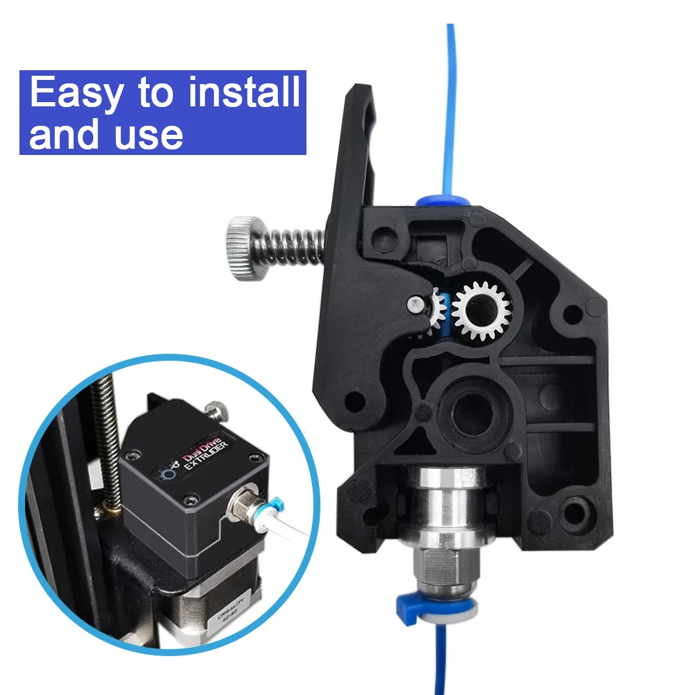 Extruder 3D Printer Parts Dual Drive Bowden Direct Extruder For PLA ABS PETG TPU TPE Nylon Carbon Fiber Wood Filament Decelerate