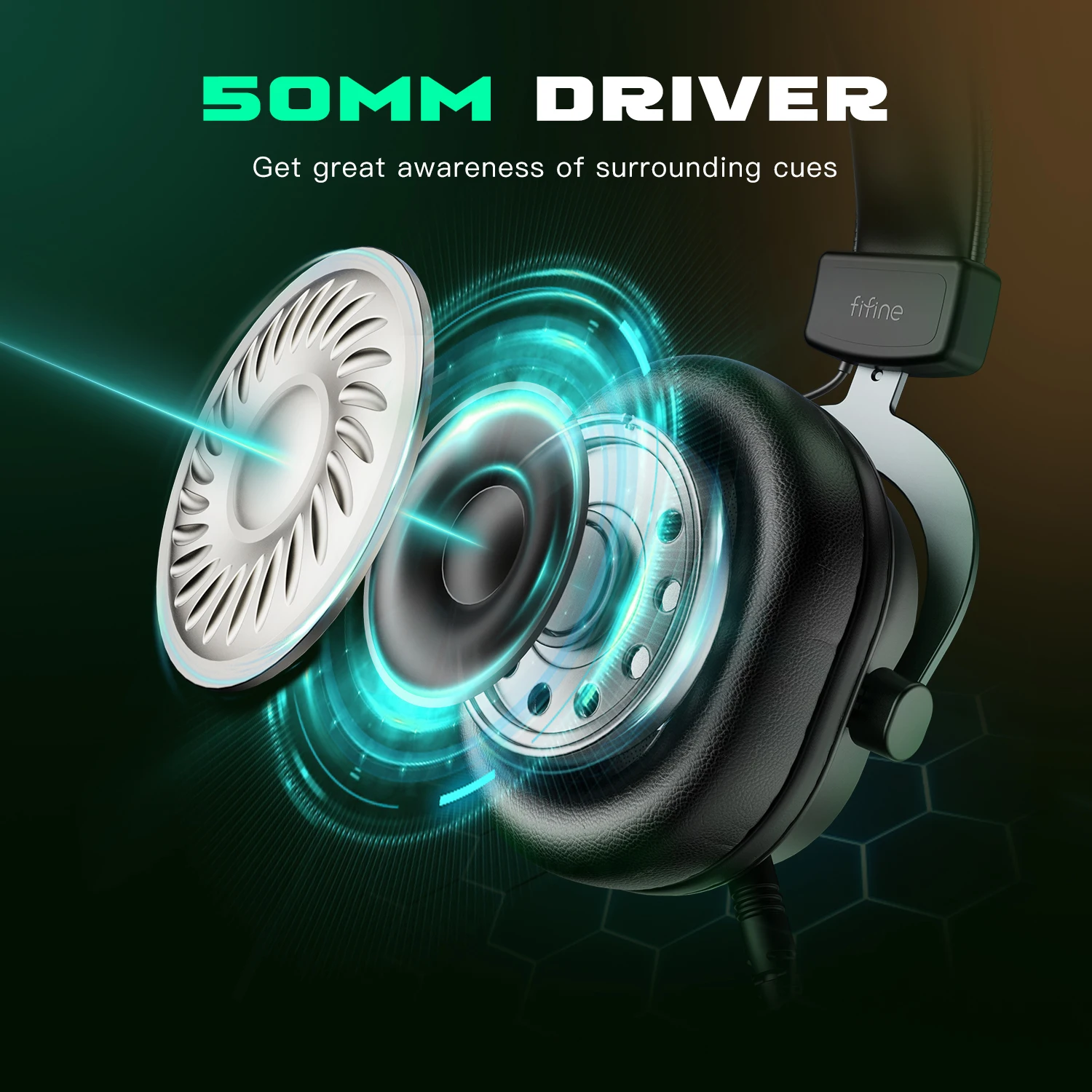 Fifine Dynamic RGB Gaming Headset thumbnail 3