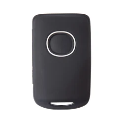 Silicone Car Key Protective Cover - Premium Accessory (Black)