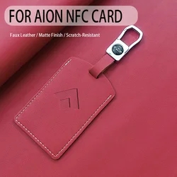 Luxury Car Key Case Cover - Durable NFC Card Holder & Decorative Protector (Be aa red buckle)