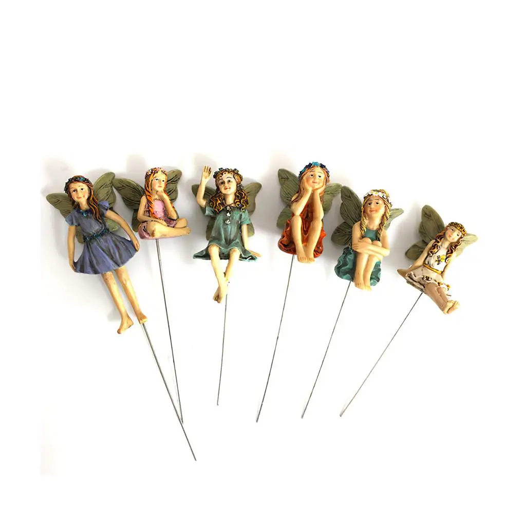 

Flower Fairy Garden Resin Ornaments Flower Fairy Animal Flower Ornaments