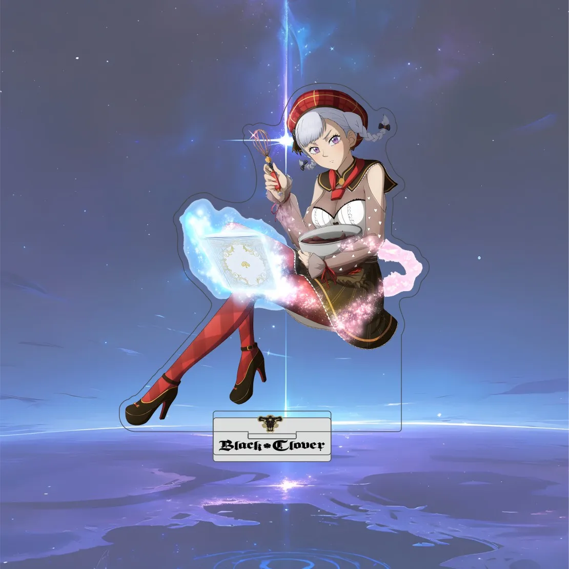 Black Clover Asta 15cm Acrylic Figure – Stylish Tabletop Decoration & Fan Gift Keychain