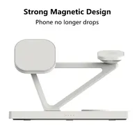 5 In 1 Magnetic Wireless Charger Stand Pad Light for iPhone 14 13 12 X Samsung Apple Galaxy Watch 15W Fast Charging Dock Station - Image 4