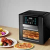 Air Fryer Oil-Free Household Intelligent 12L Large-Capacity Multi-Function Electric Fryer Oven Led Touch Screen Fryer 110V/220V 1