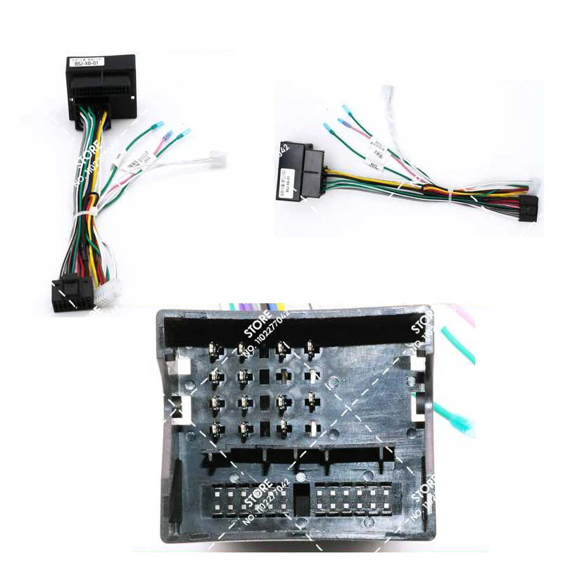 포르쉐 2003-2010 카이엔 카이엔 배선 하네스 케이블, 안드로이드 캔버스 박스 OD-Porsche-04 어댑터, 자동차 라디오 DVD, 16 핀