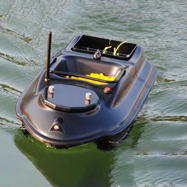 Fixed Speed Cruise Lure Fishing Smart Return RC 500M Bait Boat Remote Control Fishing Fish Finder Boat 2 Hoppers GPS Positioning 5