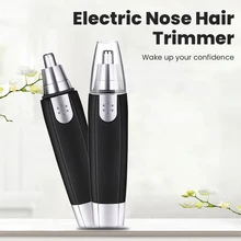 3-in-1 충전식 얼굴 털 트리머 - 남녀 공용 무통증 전기 코털, 귀털 및 눈썹 면도기, 휴대용 그루밍 키트