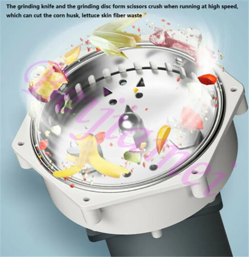 550W 800W Household Food Garbage Disposal Residue Crusher Machine Sewer Rubbish Disposal Crushing Grinder