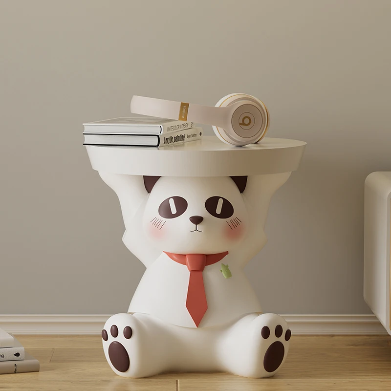 

Home Decor Living Room Decorates Sculpture Creative Cartoon Panda Landing Ornaments Animal Changing Shoes At The Tea Table Porch