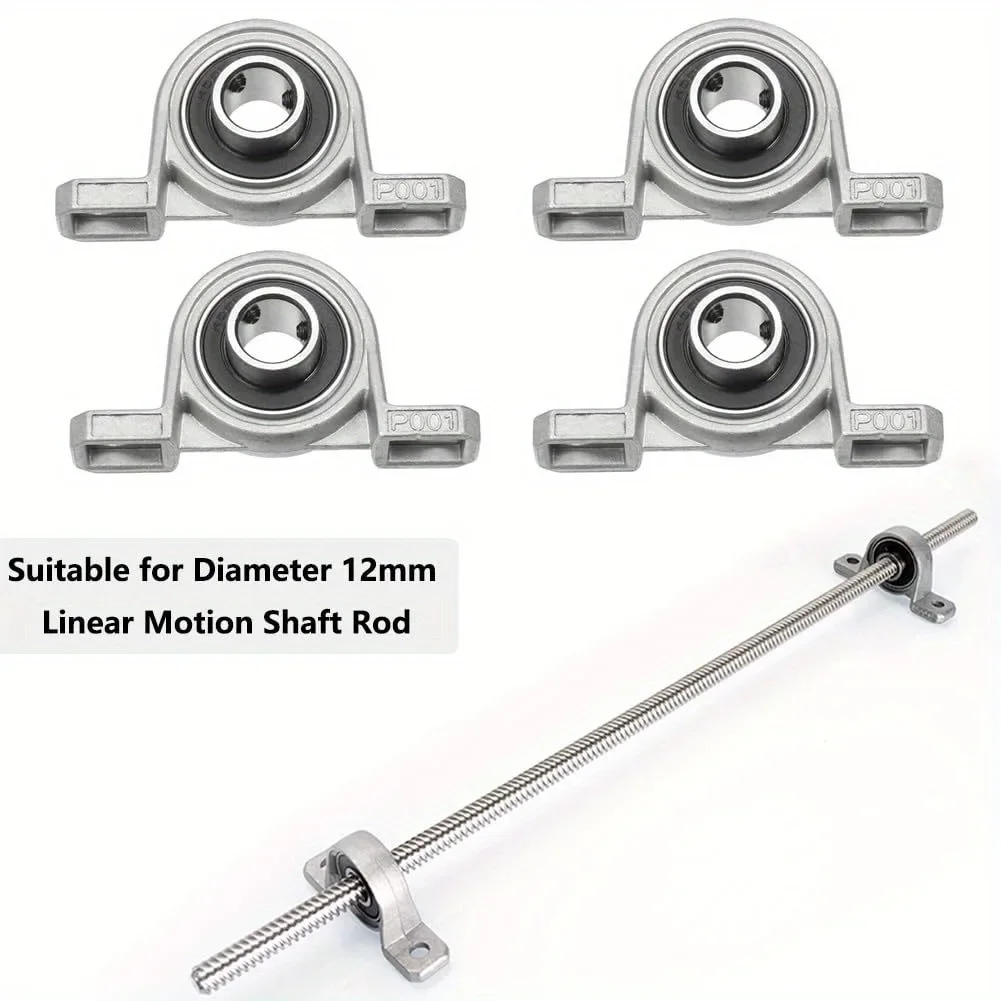 Ceramic Bearing Carbide Bearing Balls 2/10Pcs KP002 KFL002 15mm Bore Zinc Alloy Inner Ball Mounted Pillow Block Insert Bearing KP002 KFL002 16MM