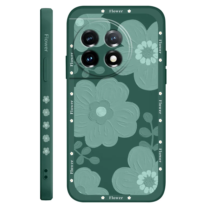 Spoony Flowers Liquid Silicone Phone Case