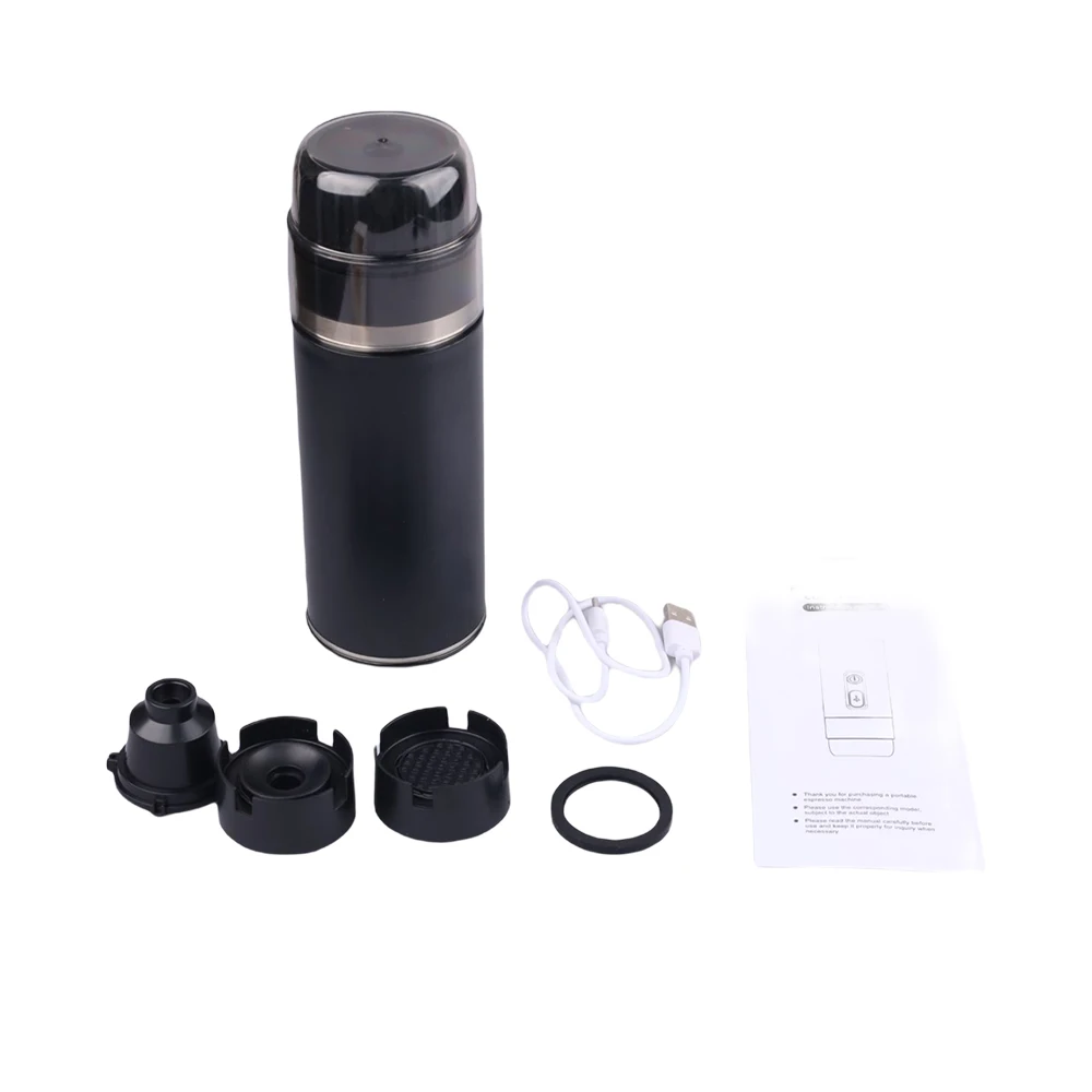 Portable Electric Mini Coffee Machine Rechargeable Coffee Maker for Car Travel Outdoor Small Automatic Espresso Machine 110ml espresso coffee maker