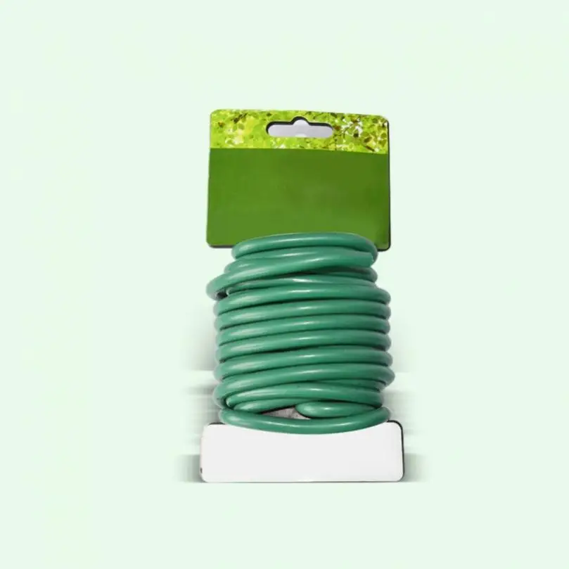 5mm x 5m Rubber Iron Tying Wire for Gardening Vine Plant Tape