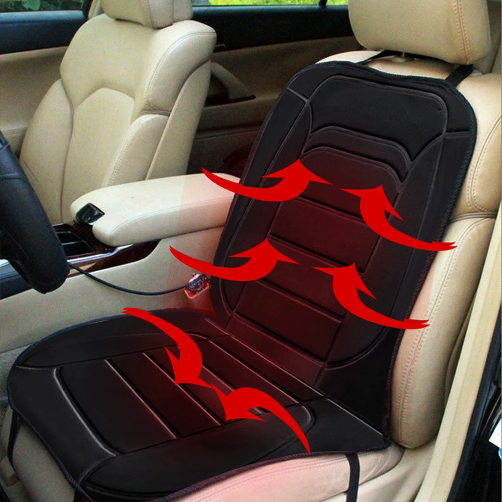 12V Adult Driver Heated Car Seat Cushion with Car Charger - China Universal Car  Seat Cushion, Car Cushion Cover