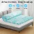 JHK 2-3 Inch Gel Memory Foam Mattress Topper Full Size Cooling Mattress Soft and Breathable Bed Topper School Bedroom Furniture 4