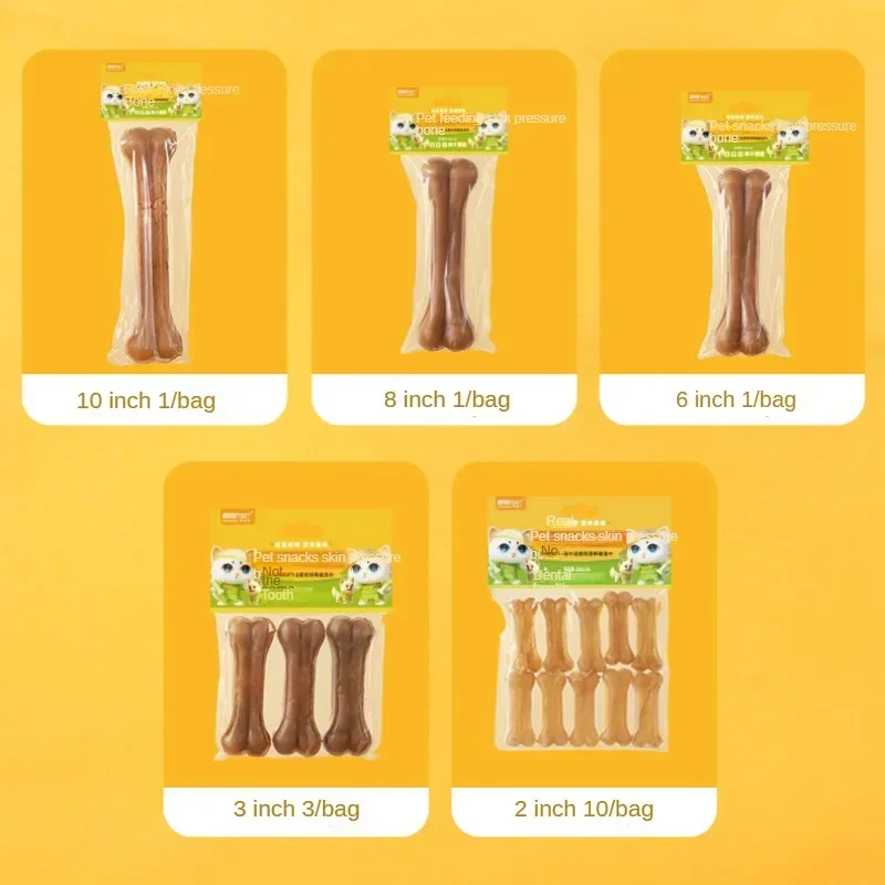 Dog Snacks Gum Stick Bone Bite Resistant Dog Teething Stick Clean Teeth Interactive Snacks Training Reward Pet Chewing Training
